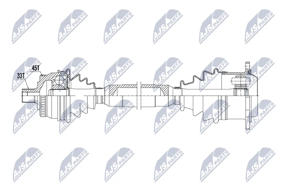 0022679 GKN-Spidan Полуось передняя левая