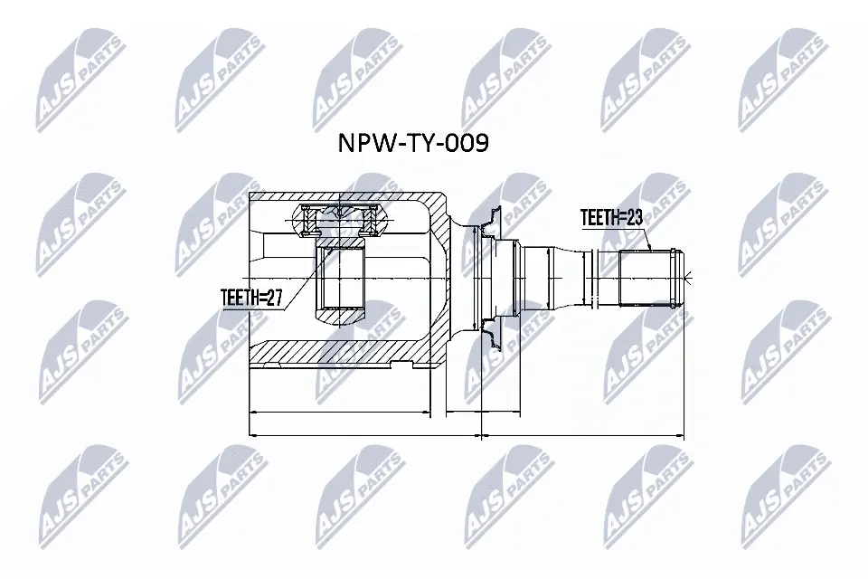 NPWTY009 NTY Граната внутренняя передняя правая