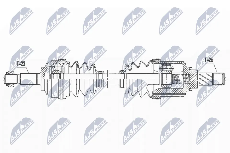 391013552R Renault (RVI) Полуось передняя левая
