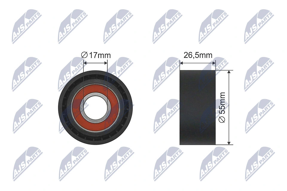 Натяжной ролик Kraft 1225921 цена, от 10.73 USD