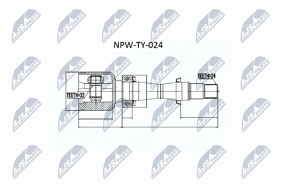 NPWTY024 NTY Граната внутренняя передняя правая