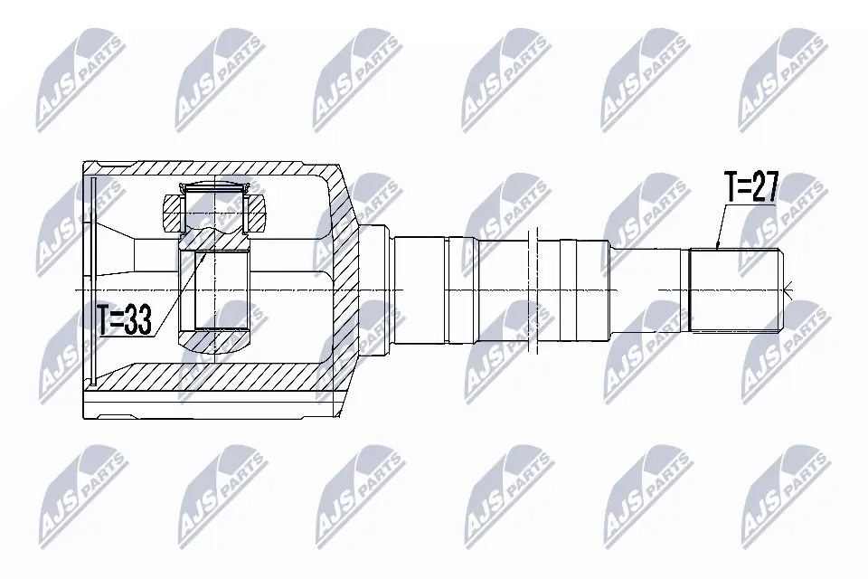  ШРУС внутренний правый Nissan Qashqai 1