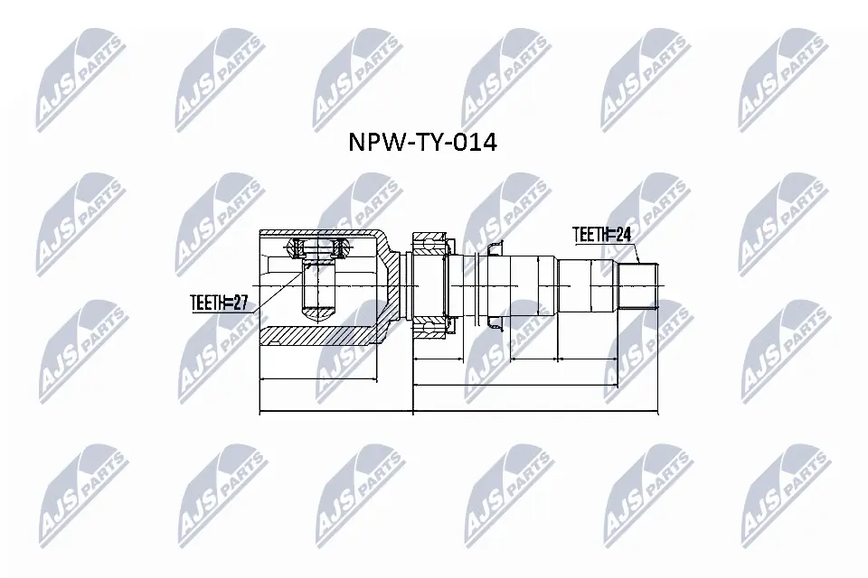 NPWTY014 NTY Граната внутренняя передняя правая