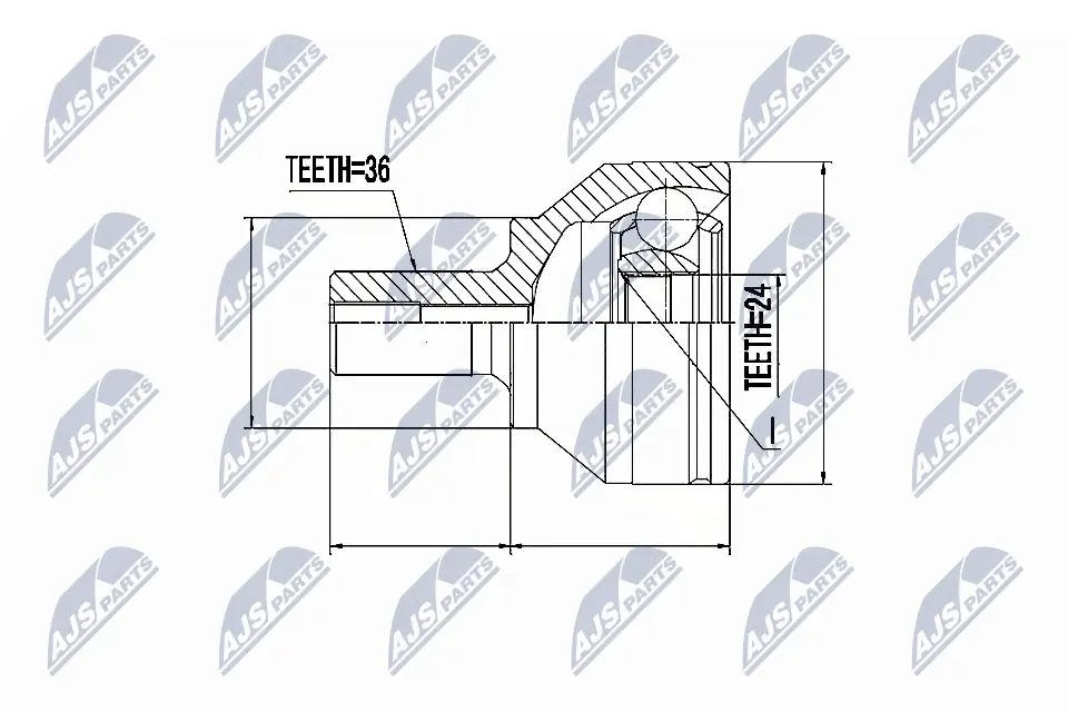 Граната колесная Pascal G13048PC цена, от 50.68 USD