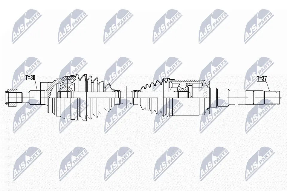 Привод передний правый GSP NCV48023 цена, от 99.71 USD