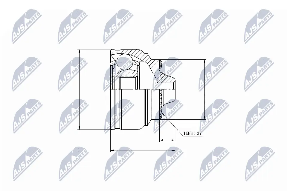 Junta homocinética externa dianteira BMW 5 F10