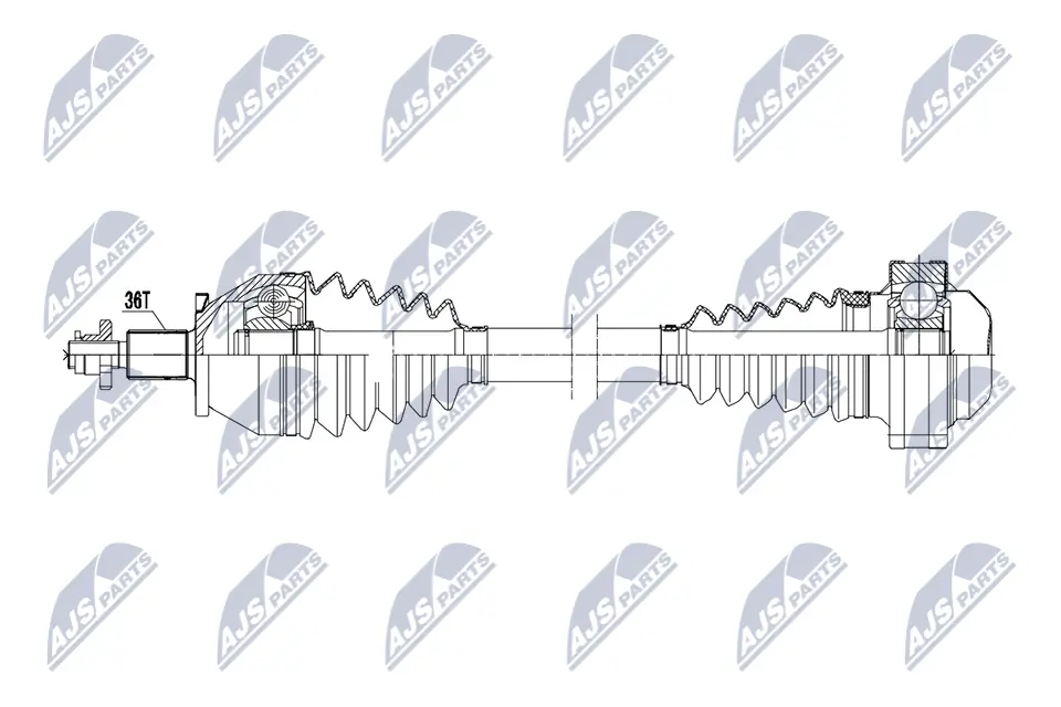 Левая полуось Maxgear 492484