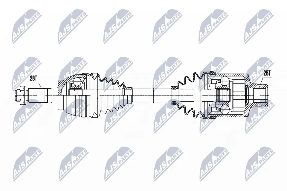 Привод передний правый Mazda GG3325500B цена, от 79.42 USD