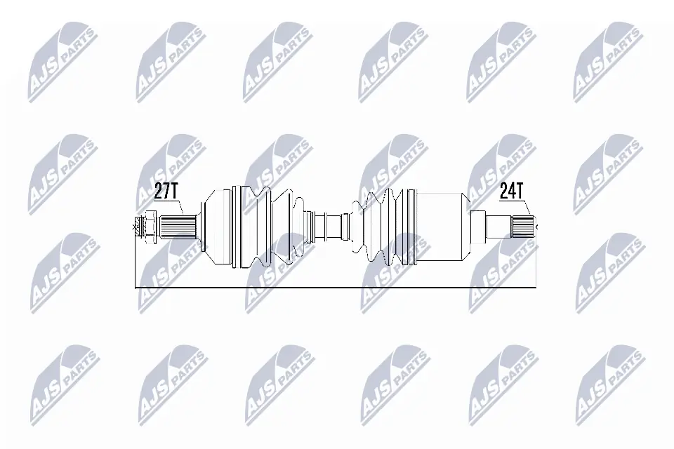 Привод передний левый Magneti Marelli TOJ0065 цена, от 58.98 USD