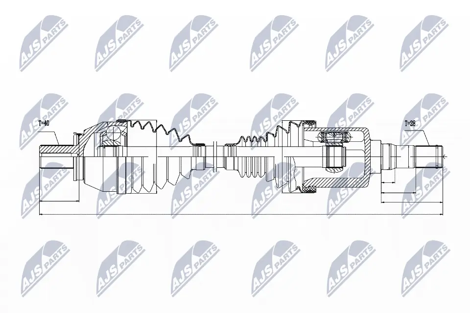 Полуось (привод) передняя Volvo S60 II седан (134) (2010 - 2018) цена, от 122.85 USD