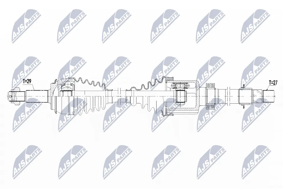 391002670R Renault (RVI) Полуось передняя, правая