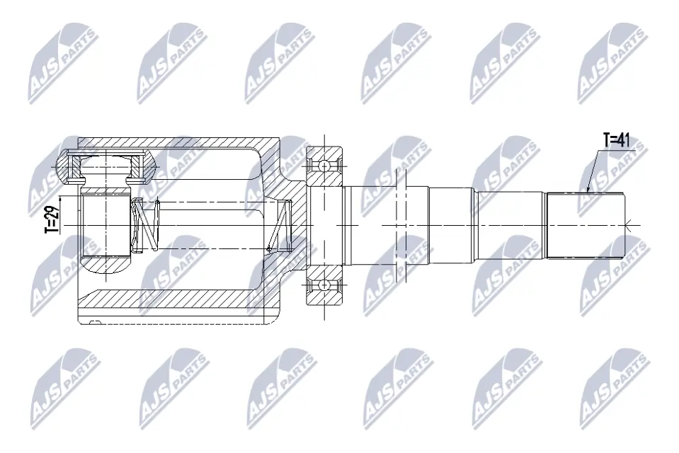 Шарнир привода внутренний Mercedes 9103301100 цена, от 58.23 USD