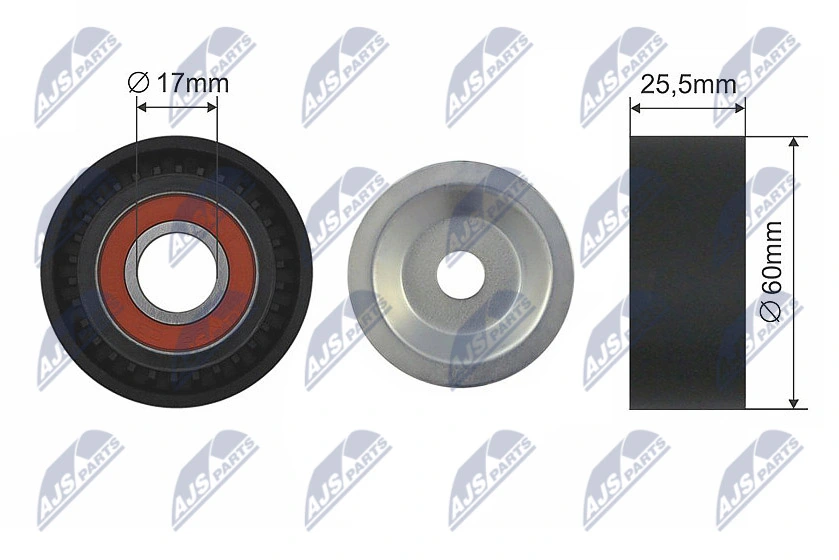 Rolo de reguladora de tensão da correia de transmissão Renault Scenic 1 JA0, JA1, FA0