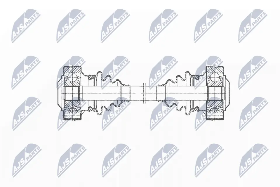 Задняя полуось TDS0126 Magneti Marelli