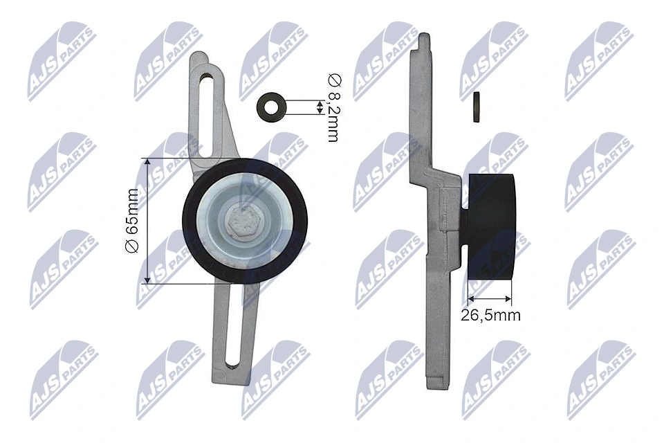 Натяжной ролик Febi 5803 цена, от 11.92 USD