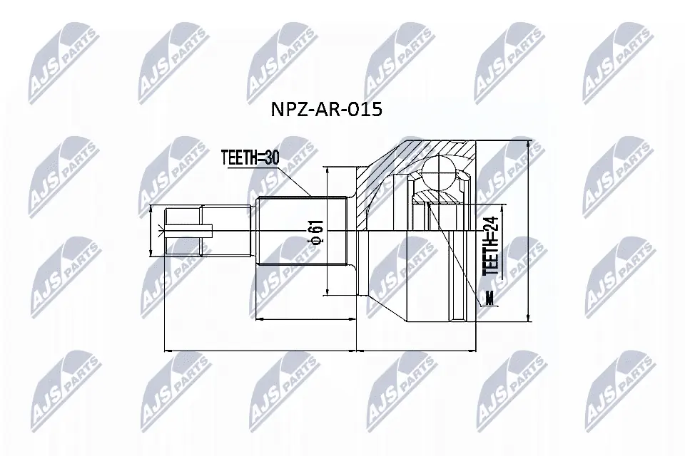 TOJ0014 Magneti Marelli Наружная граната