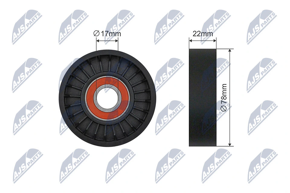 Rolo de reguladora de tensão da correia de transmissão KIA Carnival 2 GQ