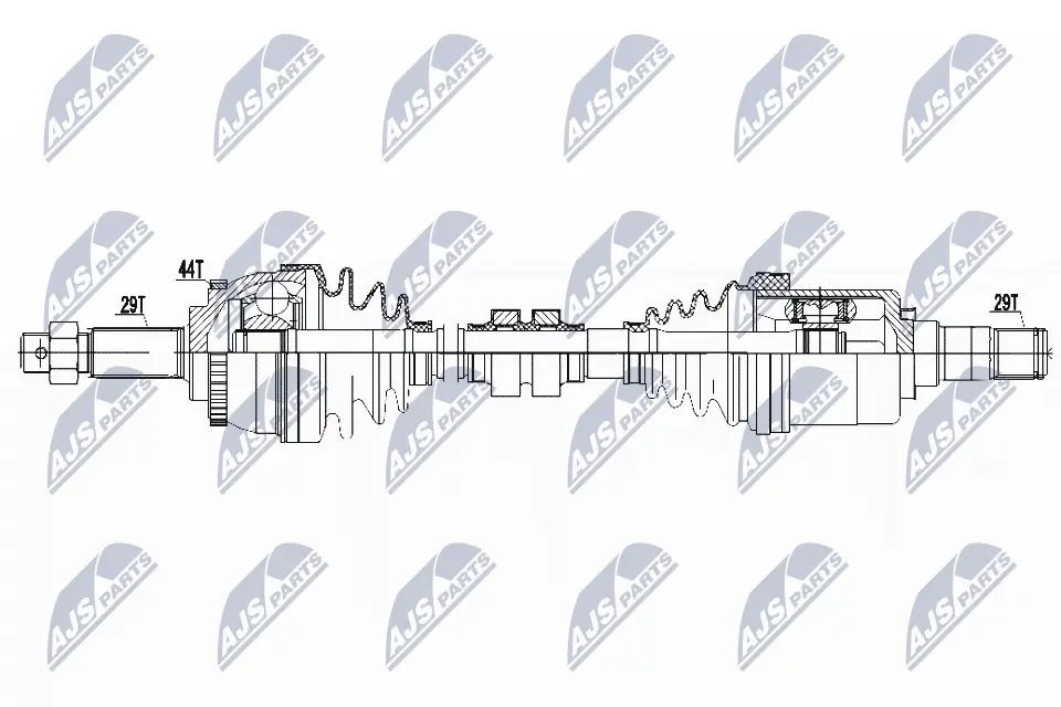 Левая полуось Ниссан Икс-Трейл 