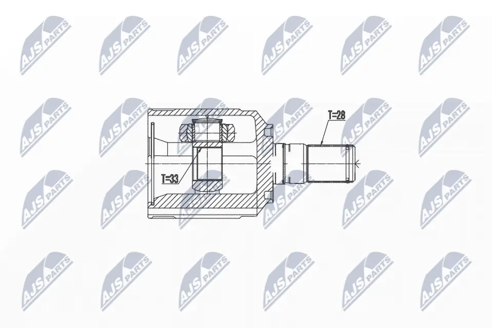 Junta homocinética interna, tripé KIA Optima 4 JF
