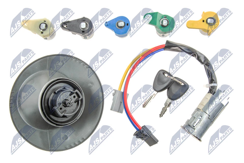 Cilindros de fecho, kit Renault Kangoo 1 KC0, KC1