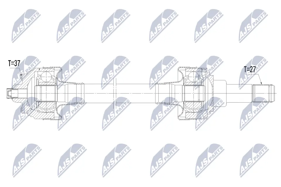 33208695488 BMW Полуось задняя правая