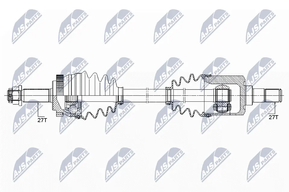 Правая полуось 495013S071 Hyundai/Kia