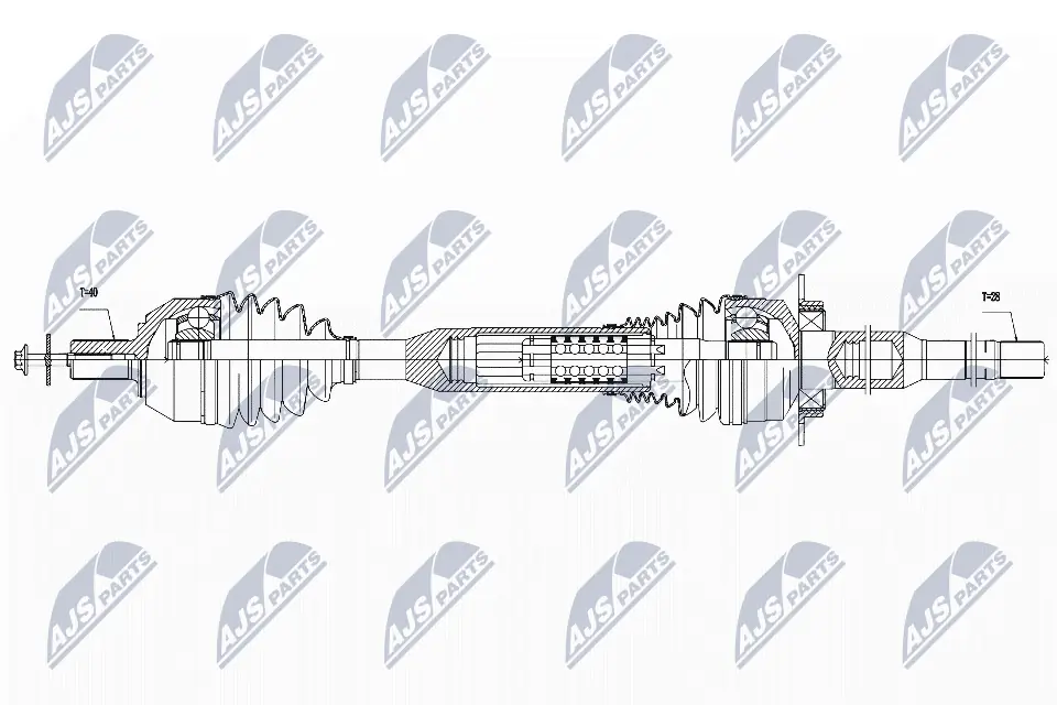 36003139 Volvo Полуось передняя, правая