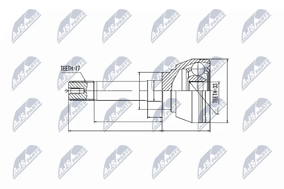 ШРУС наружный Magneti Marelli TOJ0351