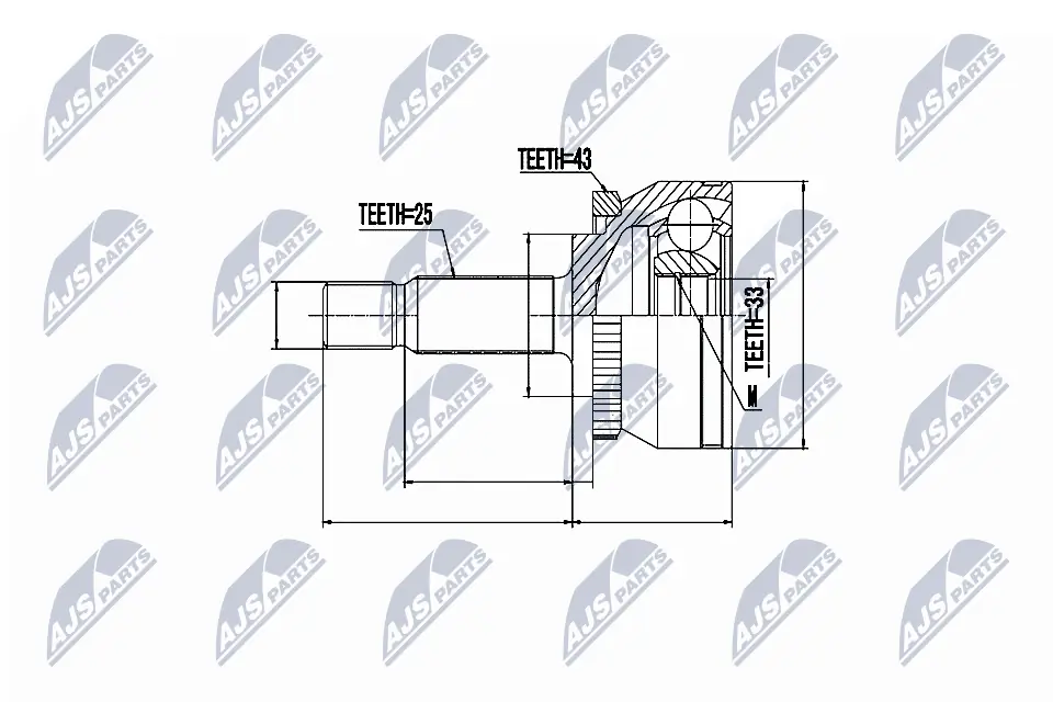 TOJ0317 Magneti Marelli Наружная граната