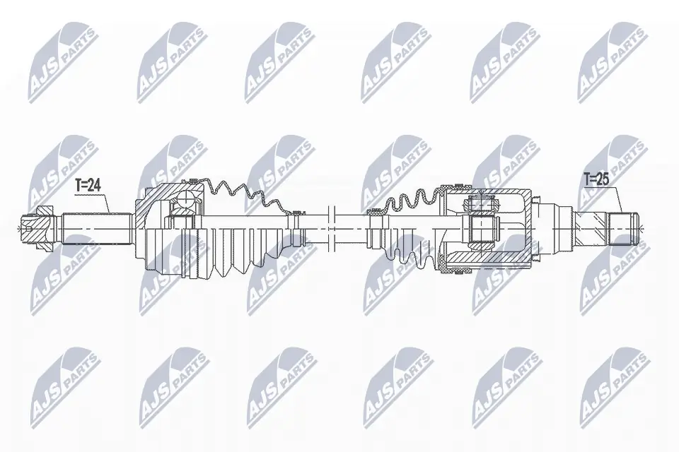 Привод передний левый Chrysler 3815A423 цена, от 68.14 USD
