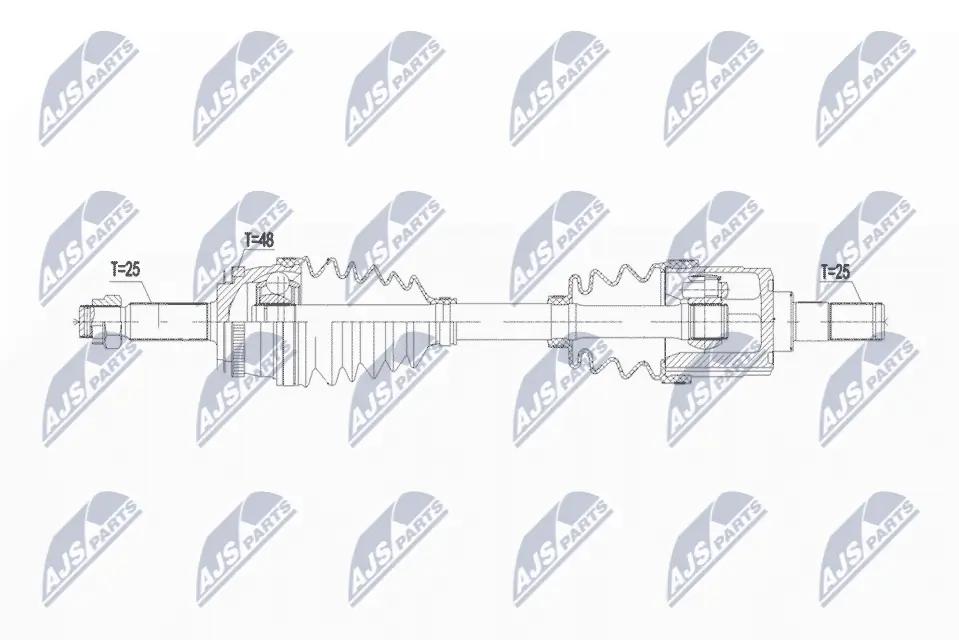  Левая полуось KIA Rio 2