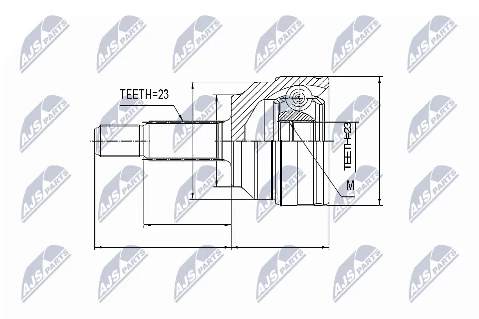 ШРУС наружный Magneti Marelli TOJ0333
