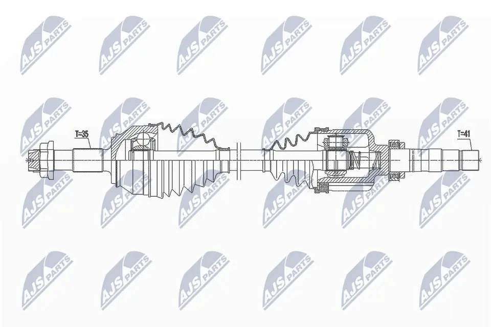 Привод правый Fiat/Alfa/Lancia 1366012080