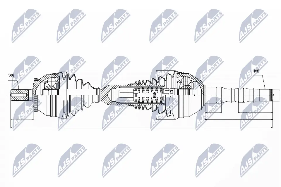 Привод правый Volvo 8602530