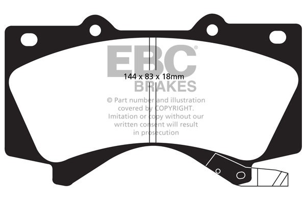 DP51815NDX EBC Brakes Колодки передние
