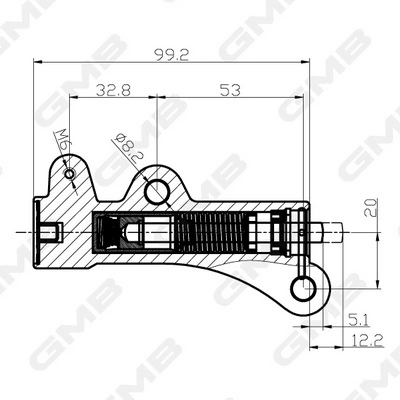 Натяжной ролик ремня ГРМ Nipparts J1145052 цена, от 46.14 USD