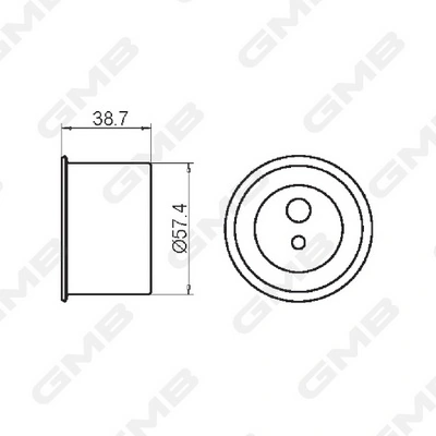 Купить GT10111 GMB Ведуший ролик ГРМ