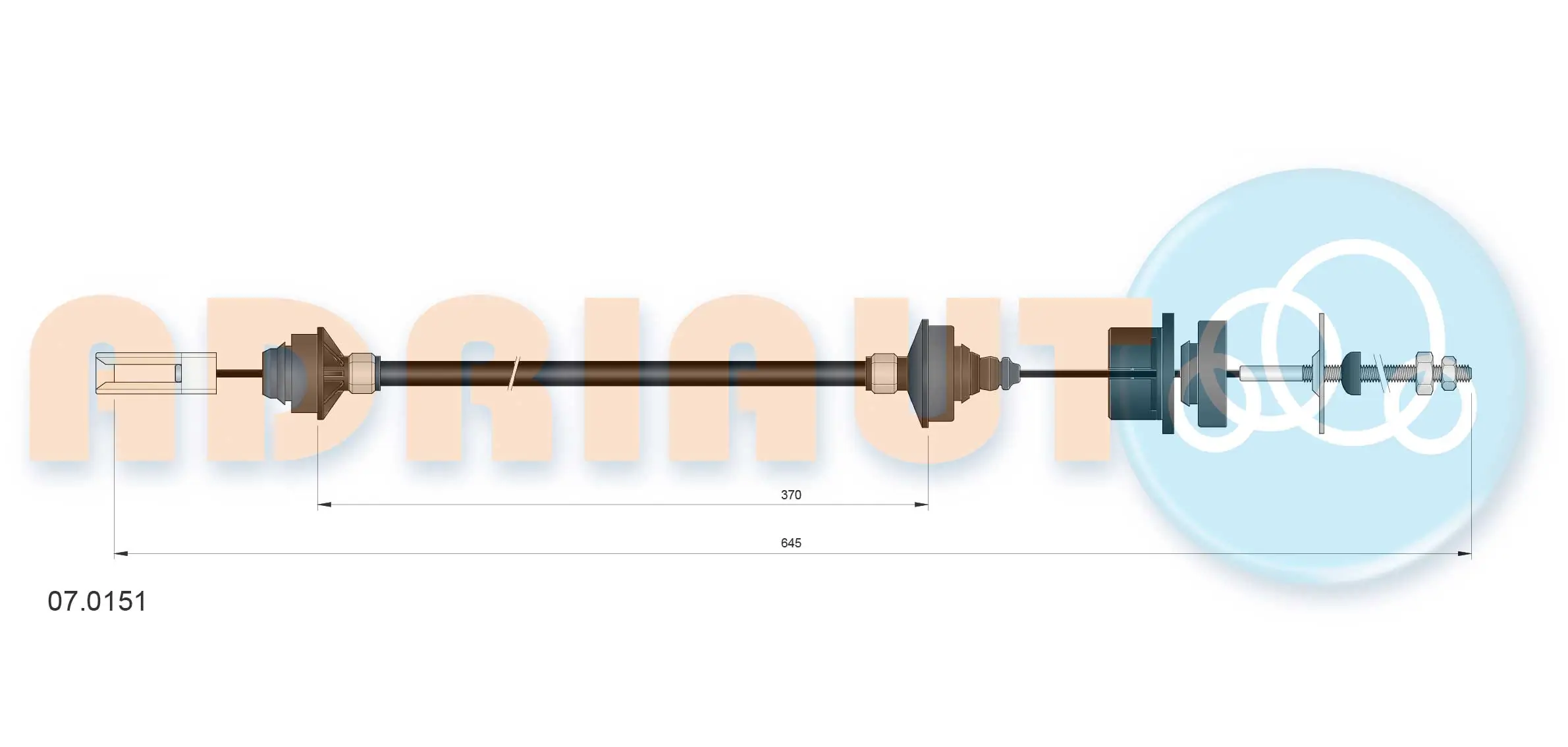 Cabo de embraiagem Citroen ZX N2