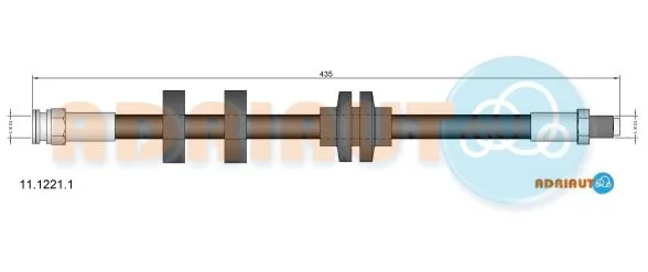 Mangueira do freio dianteira Fiat Stilo 192