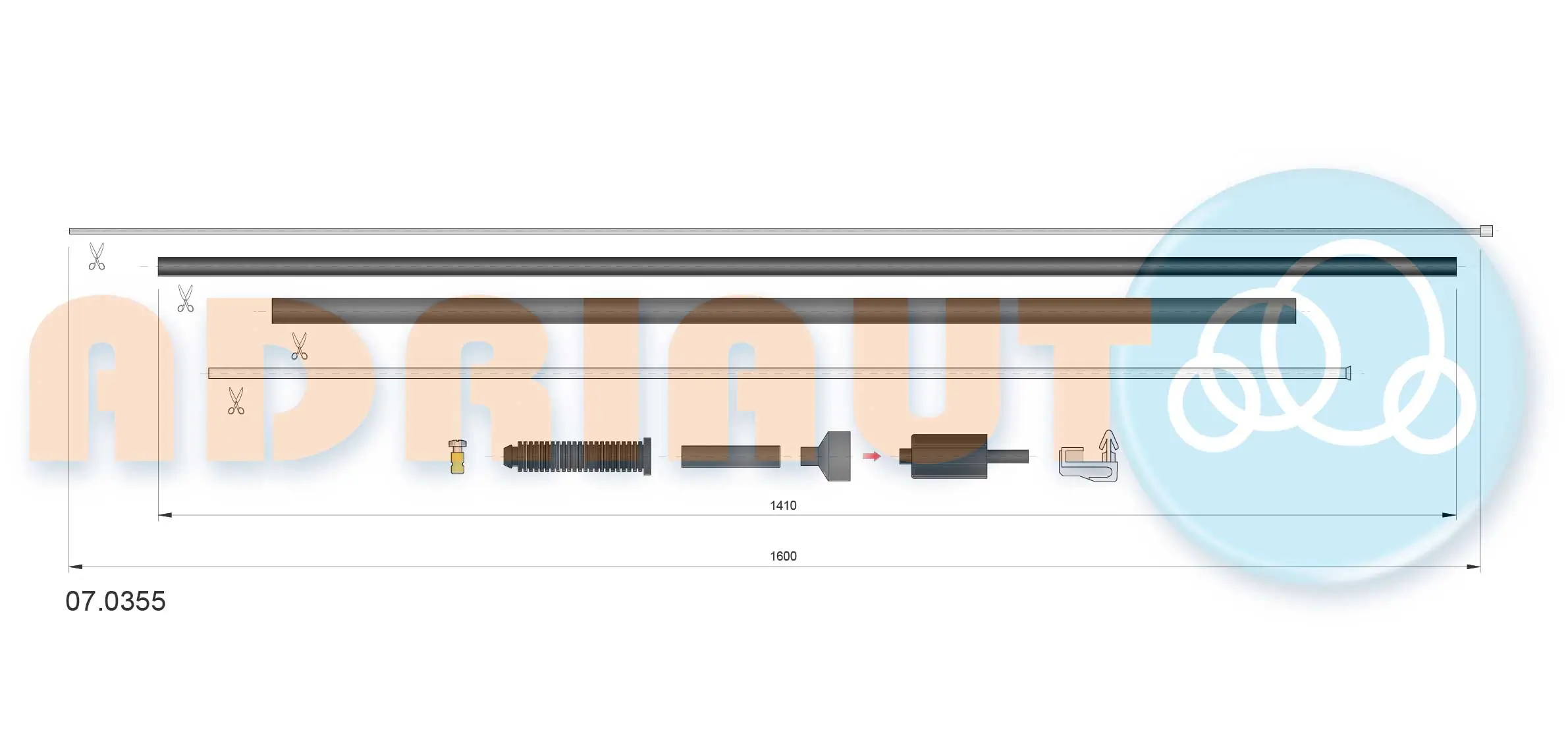Compre Cabo/pedal de gás (de acelerador) Peugeot 205 2