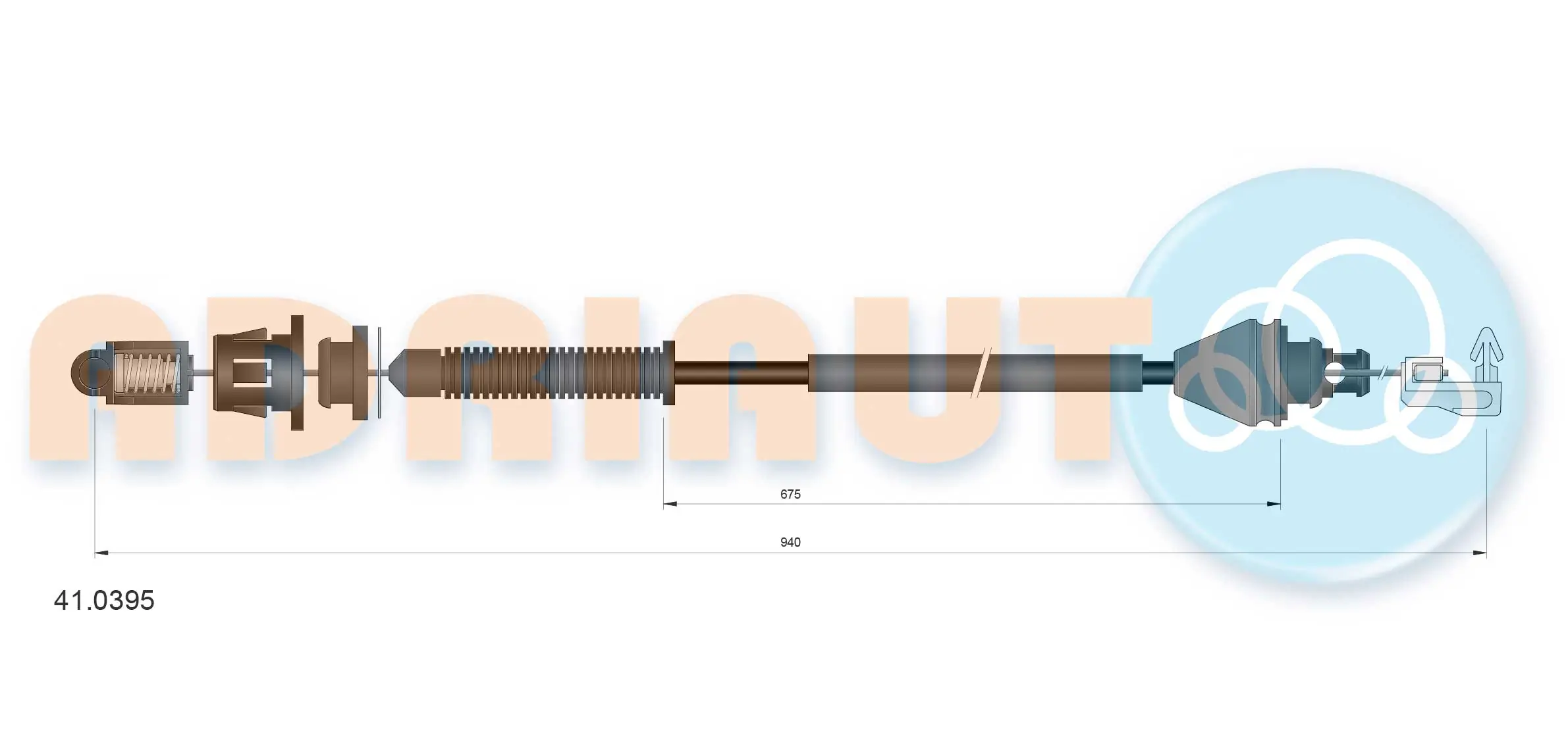 Cabo/pedal de gás (de acelerador) Renault Megane 2 LM0, LM1