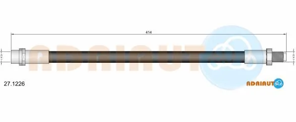 Mangueira do freio dianteira Mercedes C W203