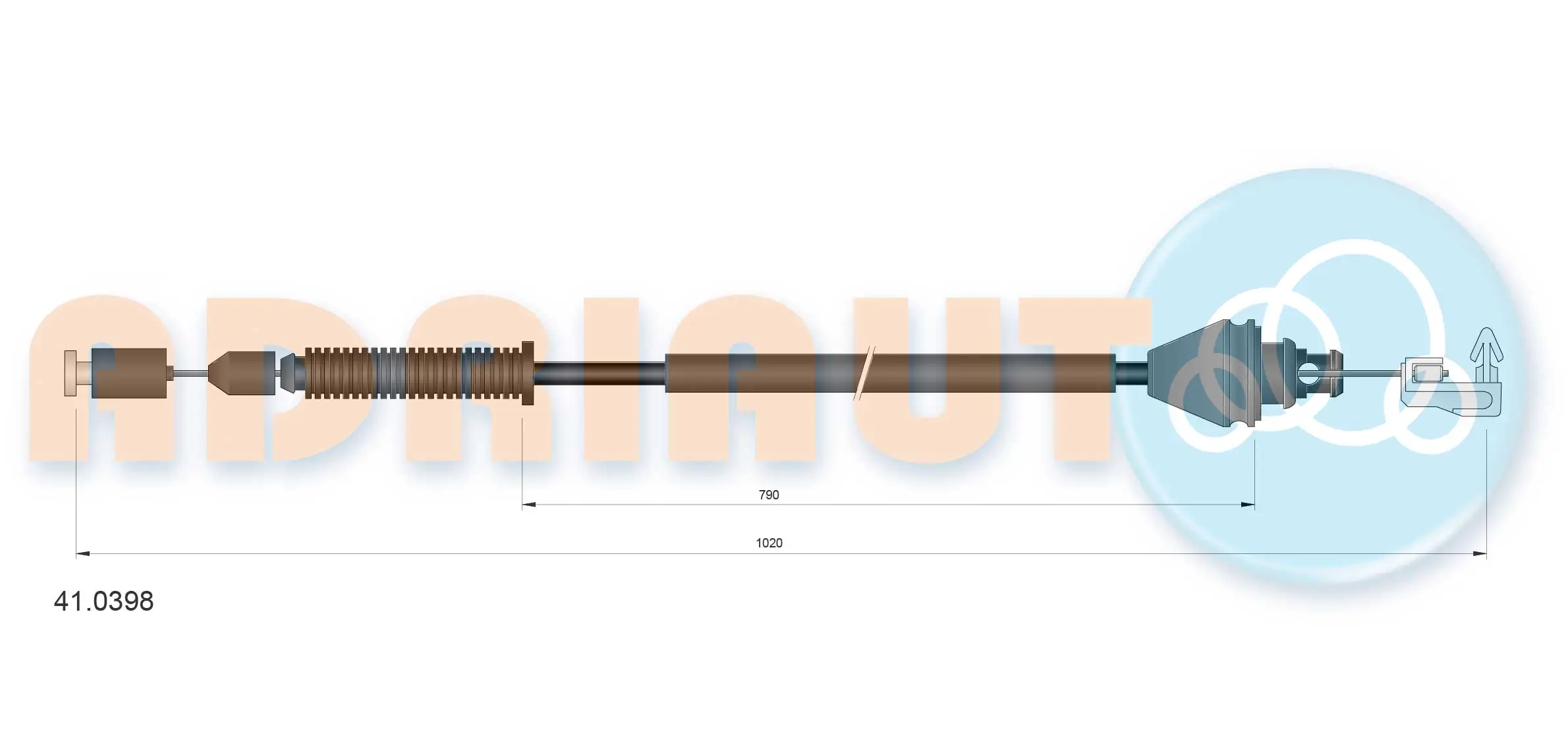 Купить Трос газа Рено Меган I LA0, LA1