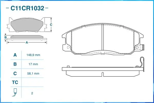 Колодки Mintye MP3423 цена, от 22.05 USD