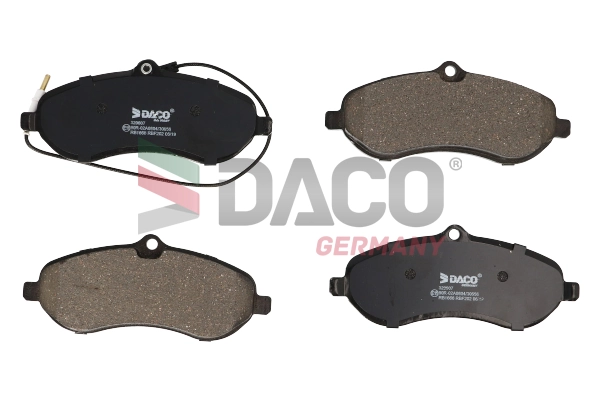 Sapatas do freio dianteiras de disco Peugeot Expert VF