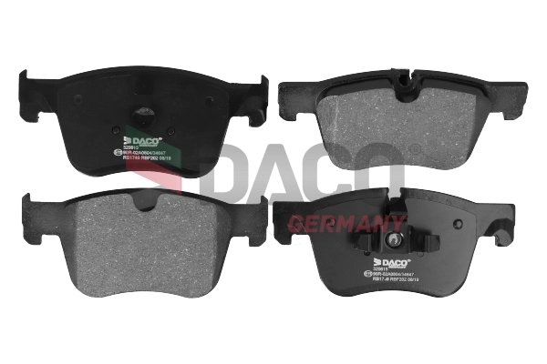 Sapatas do freio dianteiras de disco Peugeot 508 FC, FJ, F4