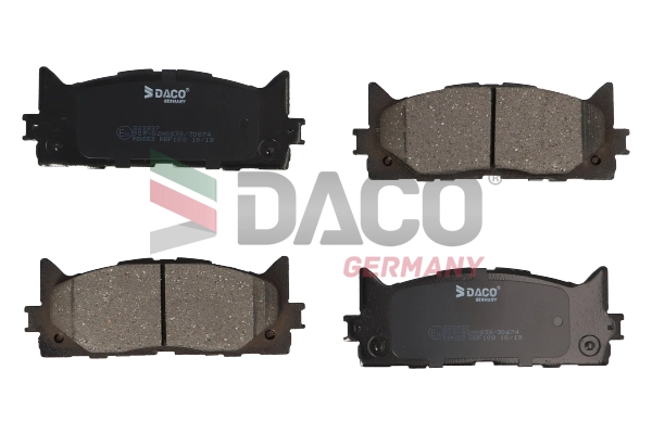 Sapatas do freio dianteiras de disco Toyota Camry 6 V40
