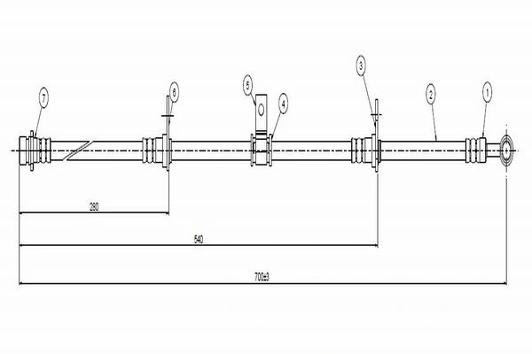 Тормозной шланг Rover 46410SM4013 цена, от 13.64 USD