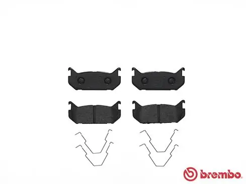 P24036 Brembo Колодки тормозные дисковые комплект