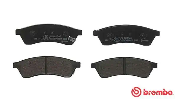 P10060 Brembo Колодки тормозные дисковые комплект